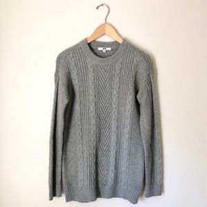 UNIQLO cable-knit sweater